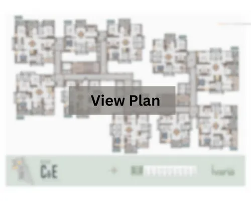 Floor plan layout for Lodha Azur apartments